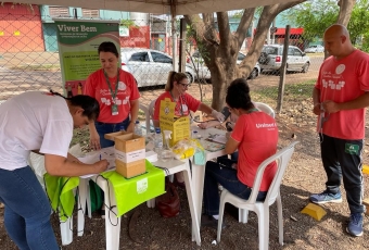 Viver Bem da Unimed Ourinhos participa de SIPAT na empresa Santa Massa